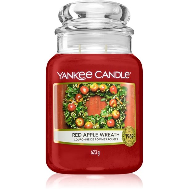 Yankee Candle Red Apple Wreath ароматна свещ 623 гр.