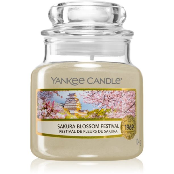 Yankee Candle Sakura Blossom Festival ароматна свещ 104 гр.