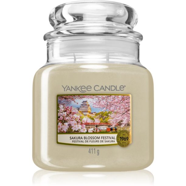 Yankee Candle Sakura Blossom Festival ароматна свещ 411 гр.