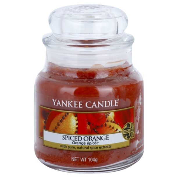 Yankee Candle Spiced Orange ароматна свещ Classic средна 104 гр.