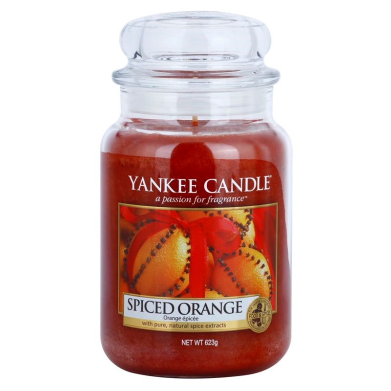 Yankee Candle Spiced Orange ароматна свещ Classic средна 623 гр.