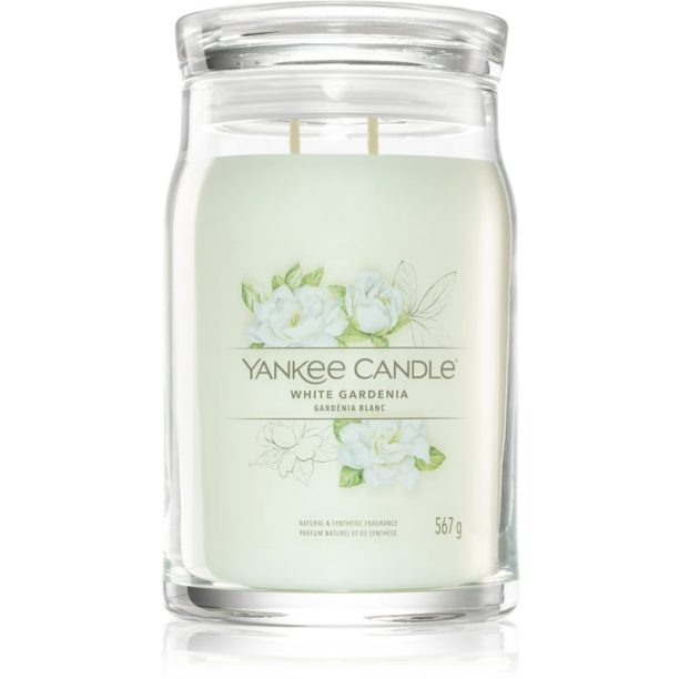 Yankee Candle White Gardenia ароматна свещ Signature 567 гр.