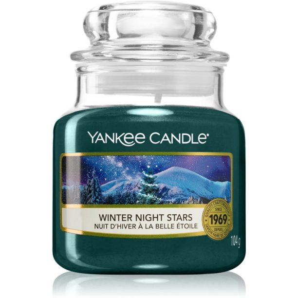 Yankee Candle Winter Night Stars ароматна свещ 104 гр.