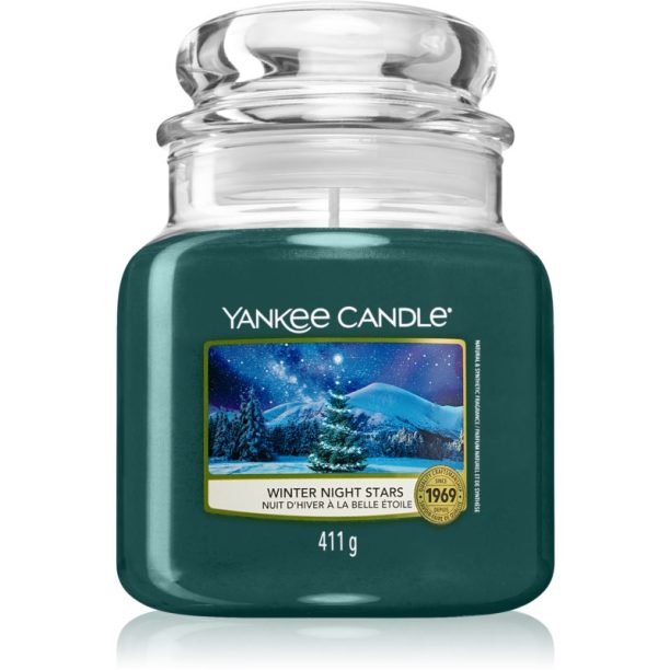 Yankee Candle Winter Night Stars ароматна свещ 411 гр.