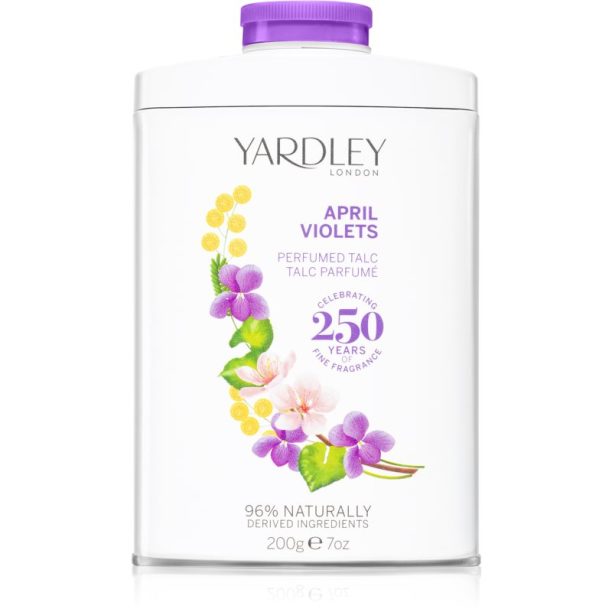 Yardley April Violets парфюмирана пудра за жени 200 гр.