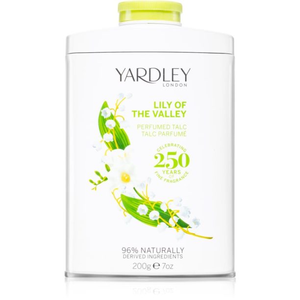 Yardley Lily Of The Valley парфюмирана пудра 200 гр.