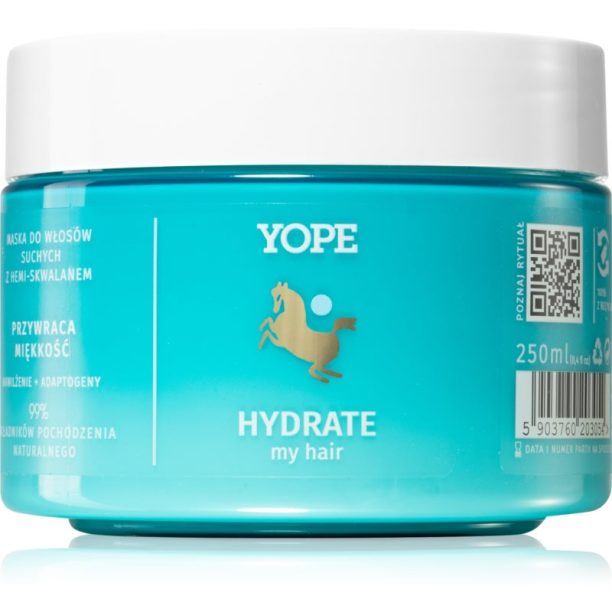 Yope HYDRATE my hair хидратираща маска за суха коса 250 мл.