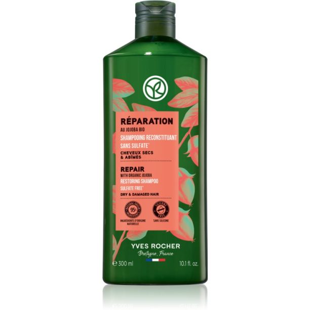 Yves Rocher Réparation регенериращ шампоан with Organic Jojoba 300 мл.