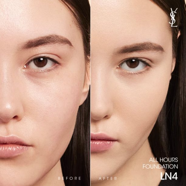 Yves Saint Laurent All Hours Foundation дълготраен фон дьо тен SPF 39 цвят LN4 25 мл. купи на топ цена