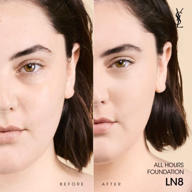 Yves Saint Laurent All Hours Foundation дълготраен фон дьо тен SPF 39 цвят LN8 25 мл. купи на топ цена