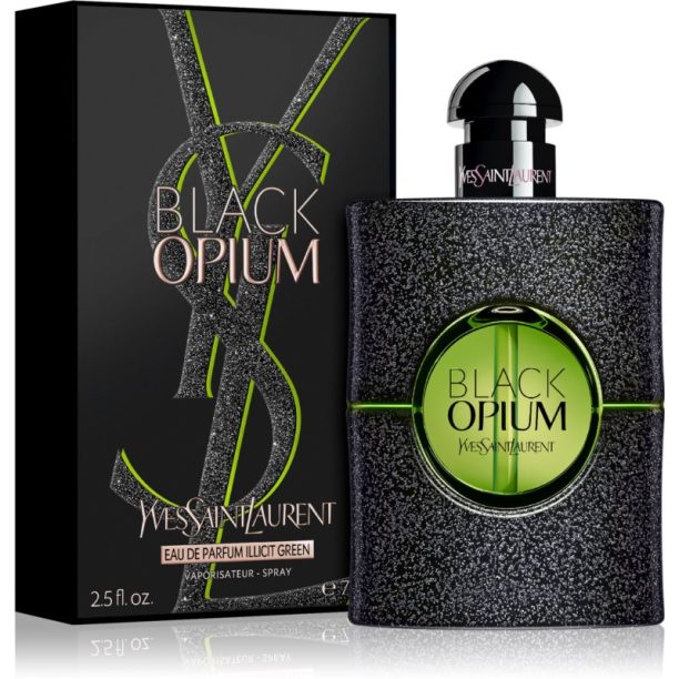 Yves Saint Laurent Black Opium Illicit Green парфюмна вода за жени 75 мл. купи на топ цена