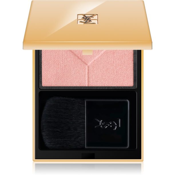 Yves Saint Laurent Couture Highlighter пудров озарител с метален блясък цвят 2 Or Rose 3 гр.