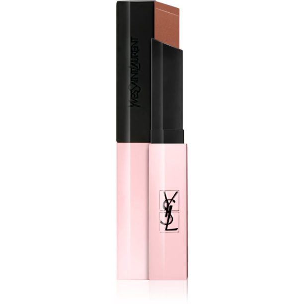 Yves Saint Laurent Rouge Pur Couture The Slim Glow Matte матиращо хидратиращо червило с блясък цвят 210 Nude out of Line 2 гр. на ниска цена