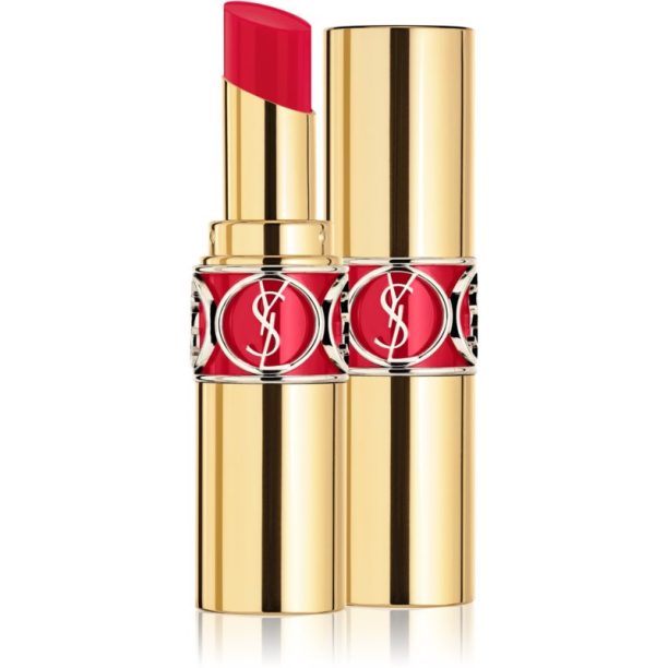 Yves Saint Laurent Rouge Volupté Shine Oil-In-Stick овлажняващо червило цвят 45 Rouge Tuxedo 3