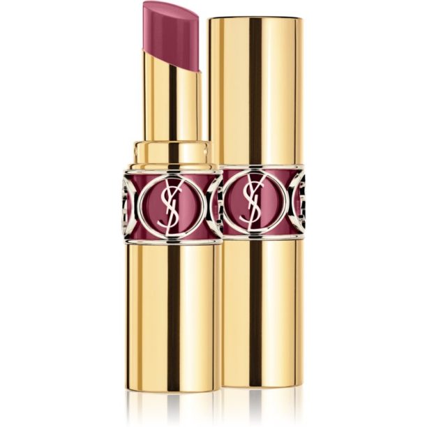 Yves Saint Laurent Rouge Volupté Shine овлажняващо червило цвят 124 Rose Loulou 3.2 гр.