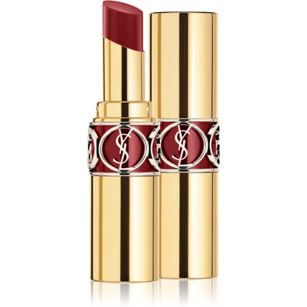 Yves Saint Laurent Rouge Volupté Shine овлажняващо червило цвят 130 Plum Jersey 3.2 гр. на ниска цена