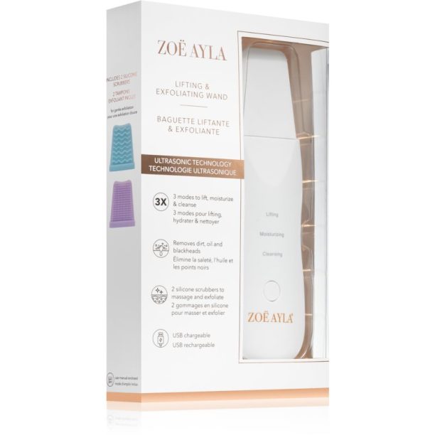 Zoë Ayla Lifting & Exfoliating Wand уред за почистване на лице на ниска цена