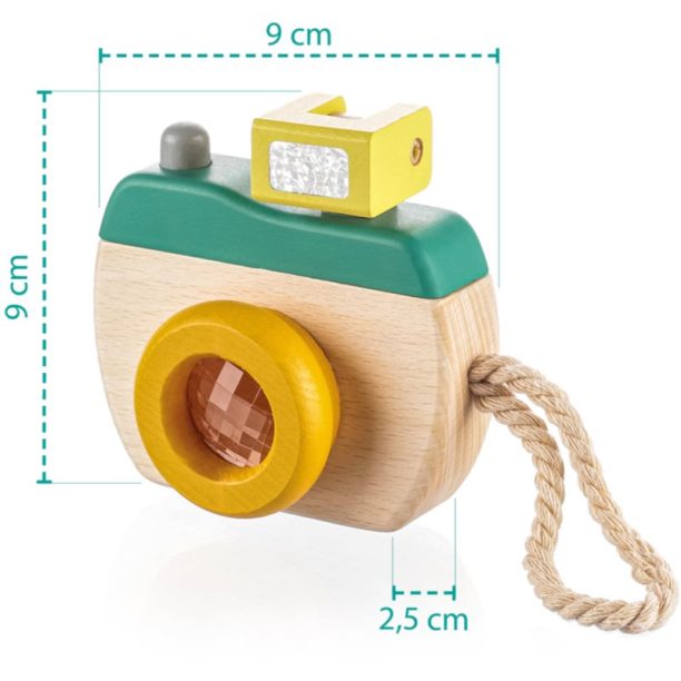 Zopa Wooden Camera фотоапарат от дърво Grey 1 бр. купи на топ цена