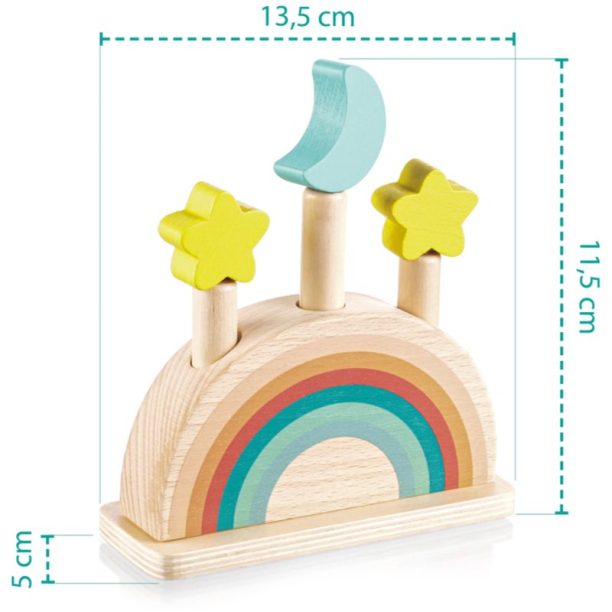 Zopa Wooden Pop-up Toy изскачаща играчка от дърво Classic 1 бр. купи на топ цена