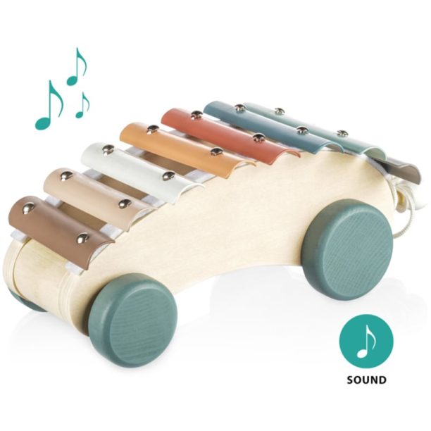 Zopa Wooden Pull Xylophone подвижен ксилофон от дърво 1 бр. на ниска цена