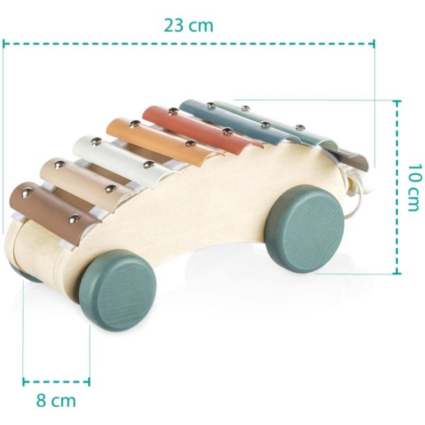 Zopa Wooden Pull Xylophone подвижен ксилофон от дърво 1 бр. купи на топ цена