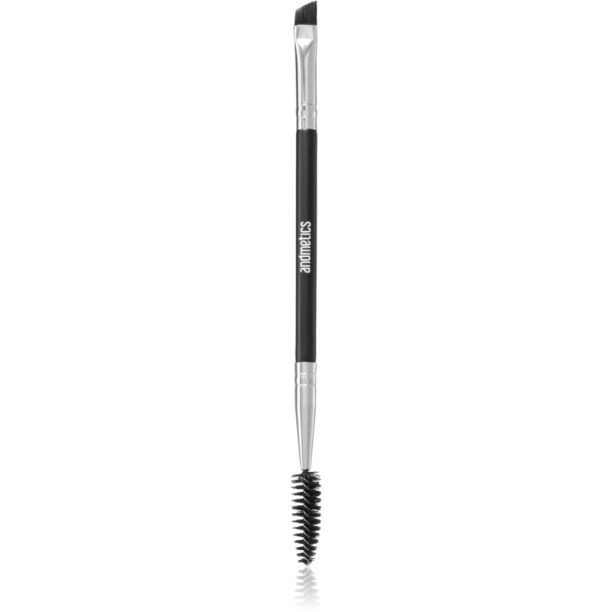 andmetics Professional Brow Brush двустранна четка за вежди 1 бр. на ниска цена