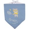 canpol babies First Muslin Bib Bonjour Paris лигавник Blue 2 на ниска цена