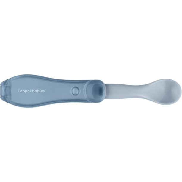 canpol babies Travel Spoon сгъваема лъжичка за пътуване Blue 1 бр. на ниска цена