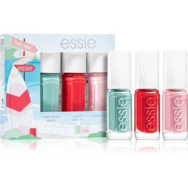 essie mini triopack summer комплект лак за нокти