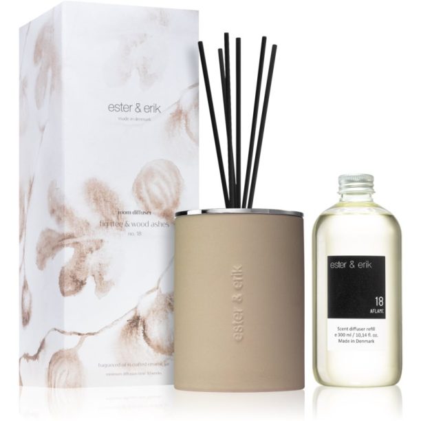 ester & erik room diffuser fig tree & wood ashes (no. 18) aроматизиращ дифузер с пълнител 300 мл.