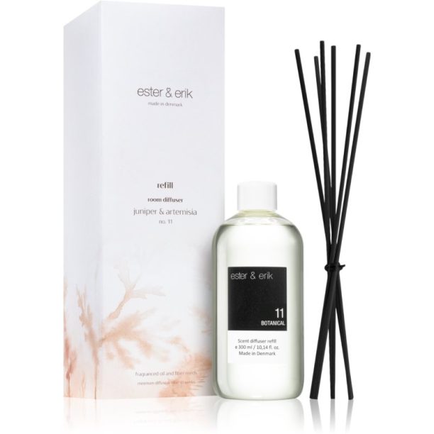 ester & erik room diffuser juniper & artemisia (no. 11) пълнител за арома дифузери 300 мл.