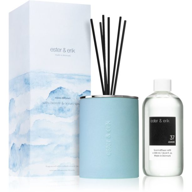 ester & erik room diffuser salty breeze & ocean spray (no. 37) aроматизиращ дифузер с пълнител 300 мл.