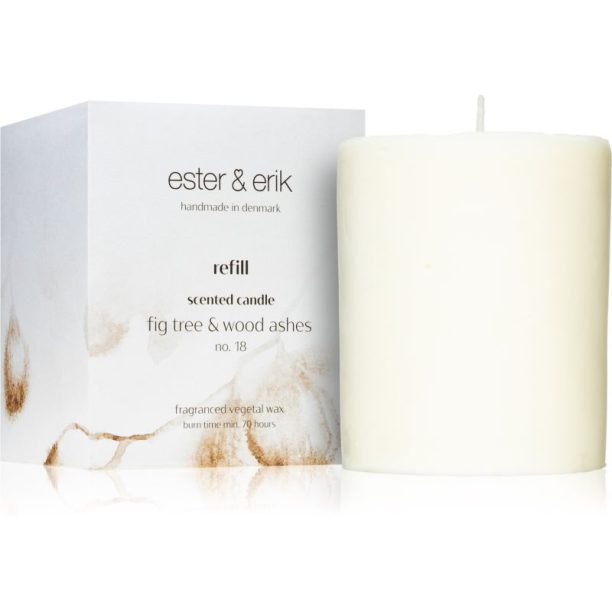 ester & erik scented candle fig tree & wood ashes (no. 18) ароматна свещ  резервен пълнител 350 гр. на ниска цена