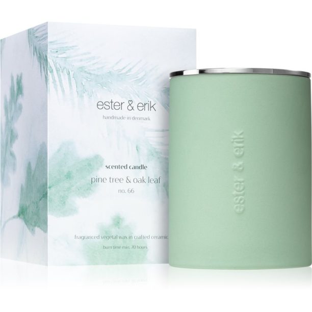 ester & erik scented candle pine tree & oak leaf (no. 66) ароматна свещ 350 гр. на ниска цена