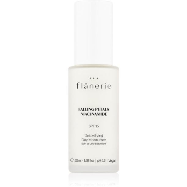 flânerie Falling Petals Niacinamide хидратиращ защитен крем на прах SPF 15 50 мл.