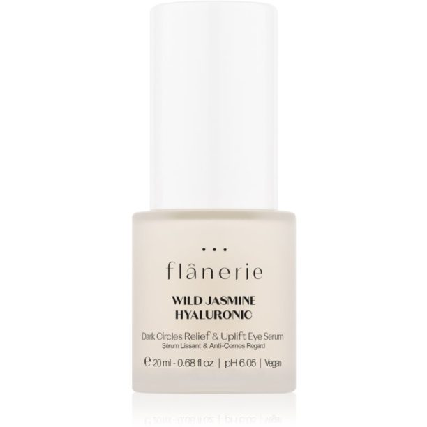 flânerie Wild Jasmine Hyaluronic лифтинг серум за очи против тъмни кръгове 20 мл.