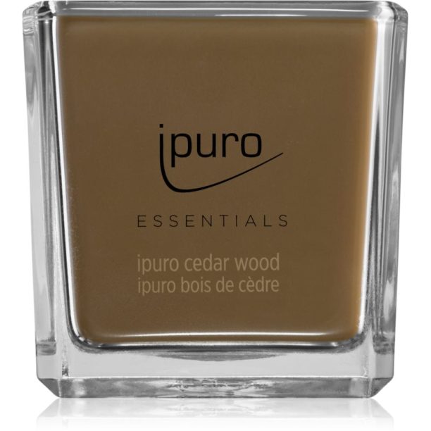 ipuro Essentials Cedar Wood ароматна свещ 125 гр.