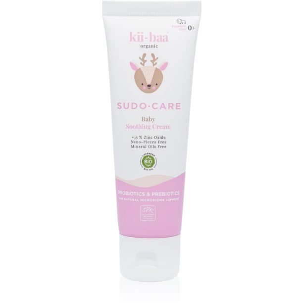 kii-baa® organic SUDO-CARE детски защитен крем с цинк 50 гр.