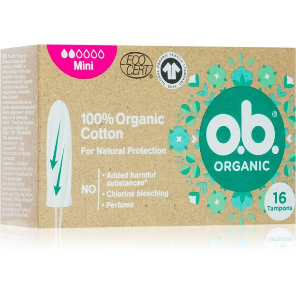 o.b. Organic Mini тампони 16 бр.