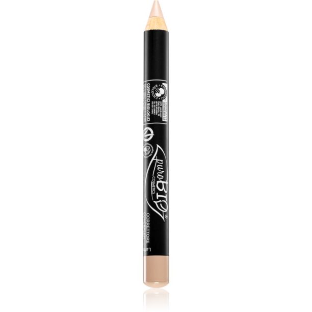 puroBIO Cosmetics Concealer pencil овлажняващ коректор с молив цвят 18 Beige 2