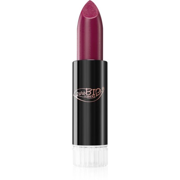 puroBIO Cosmetics Creamy Matte крем-червило пълнител цвят 102 Fucsia Scuro 4