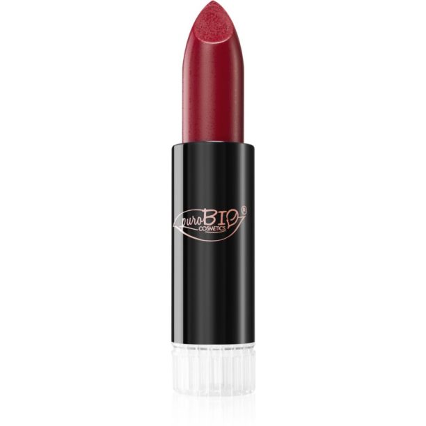 puroBIO Cosmetics Creamy Matte крем-червило пълнител цвят 103 Rosso Fragola 4