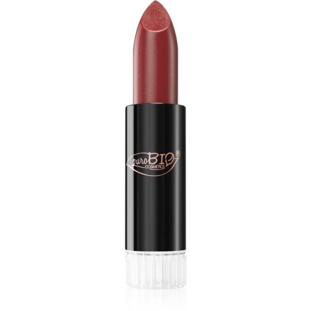 puroBIO Cosmetics Creamy Matte крем-червило пълнител цвят 104 Rosa Pesca 4