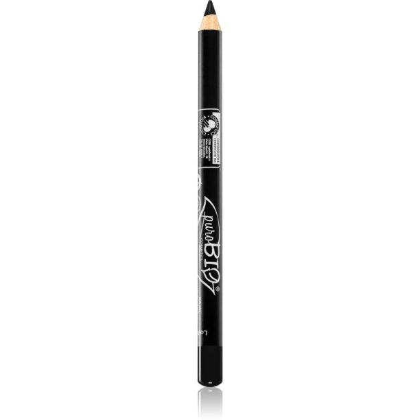 puroBIO Cosmetics Eyeliner молив за очи цвят 01 Black 1