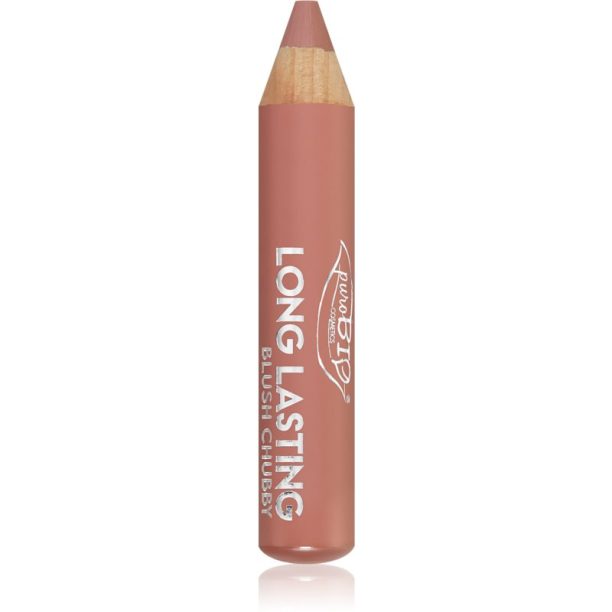 puroBIO Cosmetics Long Lasting Chubby руж с молив цвят 020L Peach 3