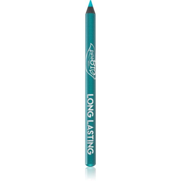 puroBIO Cosmetics Long Lasting дълготраен молив за очи цвят Dark Turquoise 1