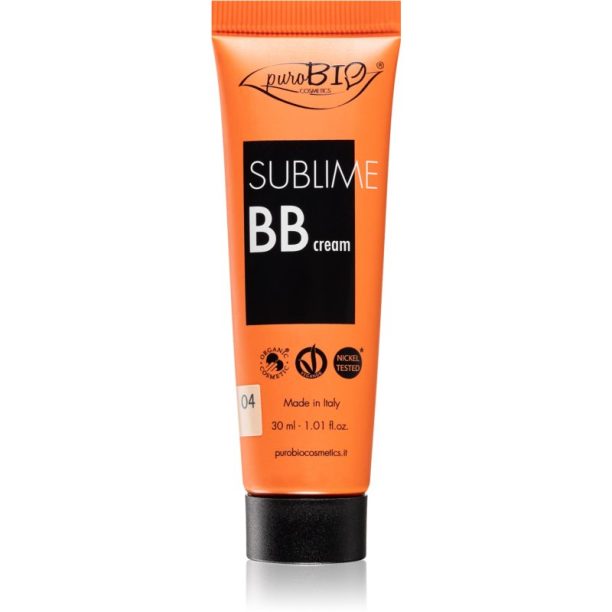 puroBIO Cosmetics Sublime BB Cream хидратиращ BB крем цвят 04 30 мл.