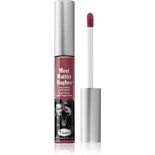 theBalm Meet Matt(e) Hughes Long Lasting Liquid Lipstick дълготрайно течно червило цвят Charming 7.4 мл.