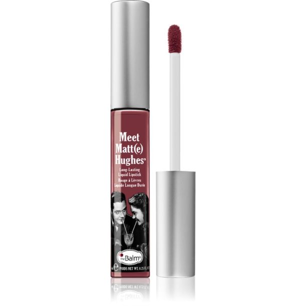 theBalm Meet Matt(e) Hughes Long Lasting Liquid Lipstick дълготрайно течно червило цвят Confident 7.4 мл.