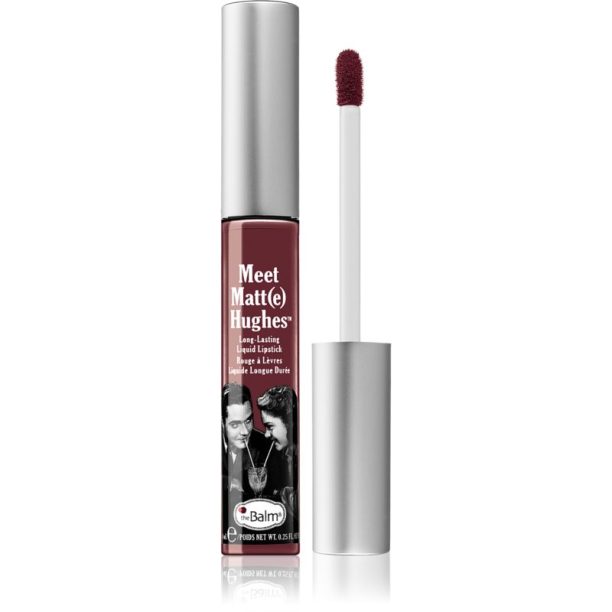 theBalm Meet Matt(e) Hughes Long Lasting Liquid Lipstick дълготрайно течно червило цвят Fierce 7.4 мл.